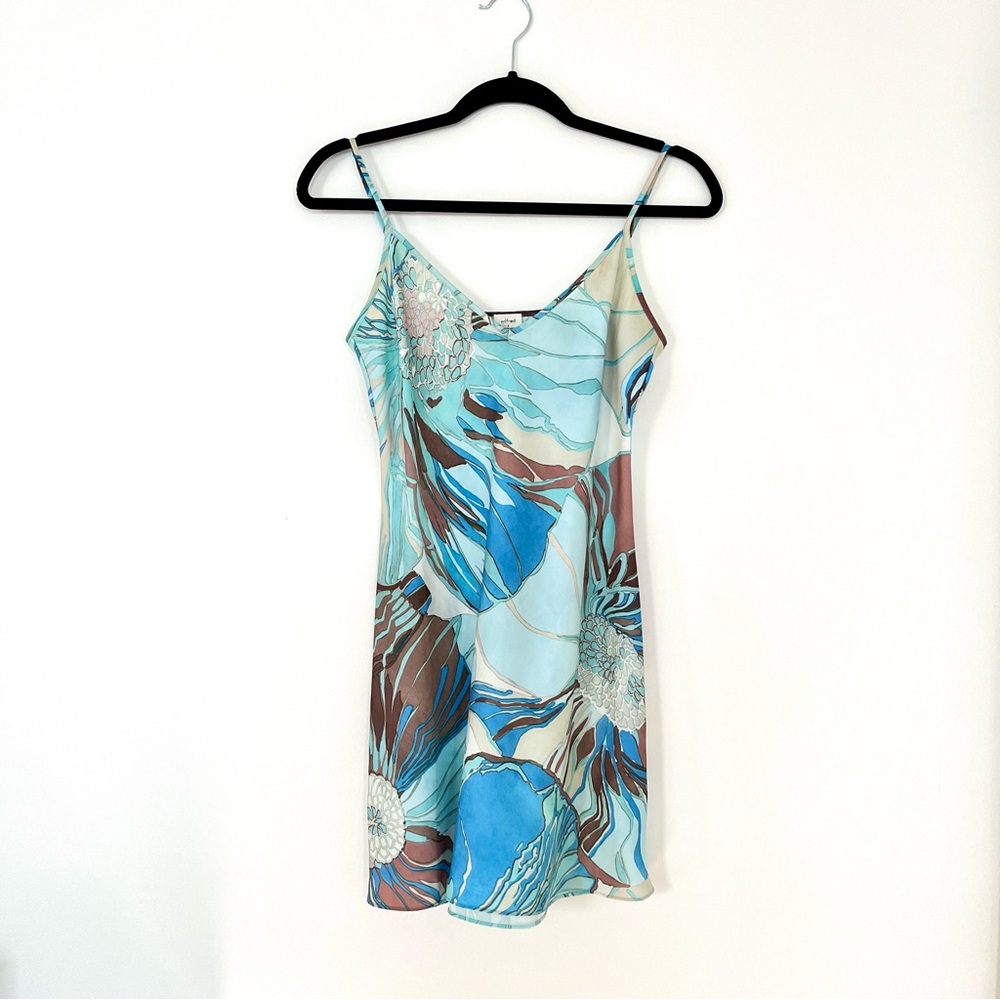 Wilfred Floral Mini Satin Dress